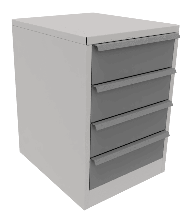 Тумба стационарная 4 ящика серия СF купить в АКМЕТРОН